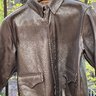 The Real McCoy's A2 Horsehide Flight Jacket, Seal Brown, Size 44 (fits small)