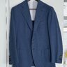 Cesare Attolini Cotton Sports Jacket in Blue US36/ EU46