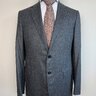 MORE BIG PRICE DROP! - NWT D'AVENZA SOLID GRAY WOOL FLANNEL SUIT 40/50R