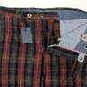 SOLD! NWT GTA IL PANTALONE RED GLEN PLAID WOOL TWEED DRESS PANTS 50EU/34US