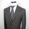MORE PRICE DROP! NWT MICHELANGELO NAPOLI BROWN-GRAY GLEN PLAID WOOL FLANNEL SUIT 42/52R
