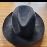 SOLD - Stoffa Rollable Rabbit Felt Fedora - Size 59