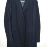 Caruso overcoat in navy blue wool
