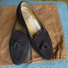 Edward Green Hampstead Loafers 8/8.5 E137 Last Suede Classic Rubber Soles
