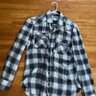 Eidos Napoli Made in Italy 100% Cotton Western Checked Shirt M (15.5/39)