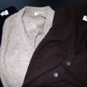 William Lockie sleeveless cardigans / sweater vests Geelong lambswool
