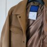 Document Patch Pocket Jacket in Camel Melton Wool --  L