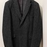 1960's  Mark, Fore & Strike Striped Harris Tweed Ivy Sport Coat, 3/2 roll, Sack, Size 43-44