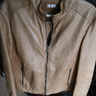 *DROP* Men's BRUNELLO CUCINELLI Tan Luxury Leather Biker Jacket US40 IT50 M MEDIUM - VERY GOOD