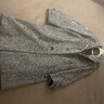 Permanent Style Grey Herringbone Coat (Size S)