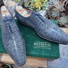SOLD ROZSNYAI Exotic Made To Order Stingray Dress Shoes-Mint-Euro Size 44-US 10.5/11
