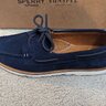 Sperry x Sunspel Hand Crafted in Maine Gold Cup Boat Shoe size 11 / M.