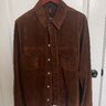 *PRICE DROP* Drakes Brown Roughout Suede Overshirt - size 46