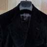 Husbands Paris - Black Velvet Jarvis Suit 36 46