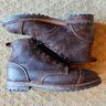 Truman Cap-Toe, Lug Sole, Java Waxed Flesh, Made in USA Boots 12D