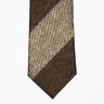 Brown Stripe Tie Brown Herringbone Tie