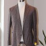 NWT G.ABO NAPOLI Unstructured Wool Sport Coat Slim 42 R (Fits 40R) Gabo