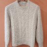 Inis Meain Wool Cashmere Aran Sweater