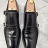 SOLD-Magnanni Men Black Double Monk US10 Made In Spain Great Condition