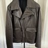 Sold!Stoffa - 48 - Leather Asymmetric Jacket