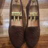 SOLD - Barbanera Rimbaud Brown Braided Leather Loafers