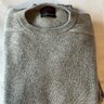 O’Connell’s Cashmere Sweater, 42, Light Grey