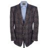 TOM FORD Base A Brown Plaid WOOL SILK CAMEL Mens Blazer Sport Coat Jacket - 42 R