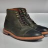 Grant Stone Forest Kudu Cap Toe Boots Size 10.5E