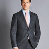 **SOLD**$795 Ultimate Luxury Super 120s Mens Prince Of Wales Check Suit 44l