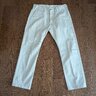 9oz Mercerised Selvedge Cotton /High Rise Tapered Chinos Size 35