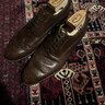 Enzo Bonafe: Hand-welted and Hand-lasted - Brown wingtip derby shoes (size 8UK / 9US)