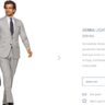$639 *NWT CURRENT MODEL* Suitsupply Sienna 38S Light Grey Suit (Super 130s ITALIAN Wool)