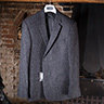 Kilgour Handmade Grey Wool & Alpaca Jacket Made In Italy 42R