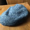 SOLD Stetson Blue mix tweed flat cap, size 60
