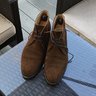 SOLD Vass Mid-Brown Suede Chukka F Last 41.5 -- With Vass Shoe Trees