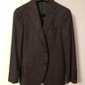 NWT Caruso (for MaCo) Flannel Houndstooth Sportcoat, 50/40R