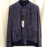 [SOLD] Valstar Valstarino Navy Suede Bomber Jacket - 50