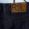 RRL Double RL black denim jeans by Ralph Lauren Size 33 Made in USA Mint!