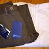 SOLD - 2 for 1 ROTA Bundle - NWT Brown Garment-Dyed & Used Sand Cotton/Linen Trousers - EU48