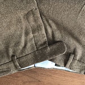 EPAULET RUDY TROUSERS - GOLDEN HONEYCOMB WOOL - SIZE 33