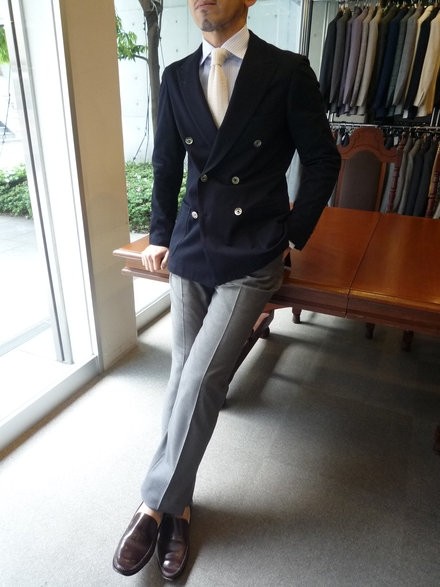 Navy double breasted blazer with gold buttons - should I replace them? |  Styleforum