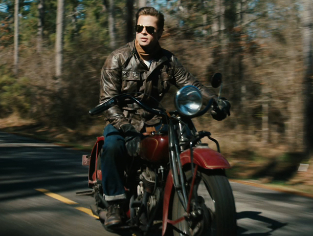 Can someone ID Brad Pitt's leather jacket? | Styleforum